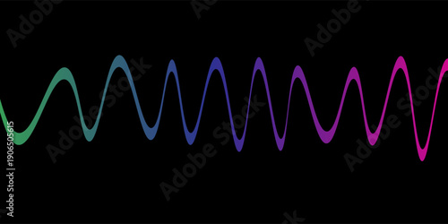 Speaking sound wave lines illustration.