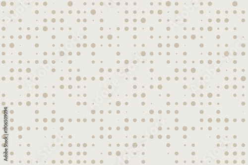 Beige circular dot pattern on a light background.  Ideal for creative projects needing a soft and subtle abstract background.