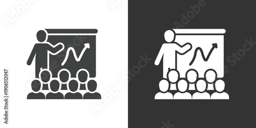 Team Training icon. Solid glyph series icon