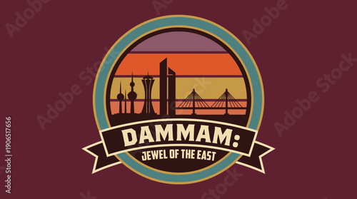 Dammam Jewel of the East - Iconic Skyline and Coastal Cityscape Featuring Modern Architecture and a Vibrant Sunset