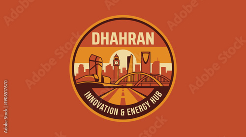 Vibrant illustration of a modern urban skyline, symbolizing a strategic hub for pioneering innovation, technological progress, and renewable energy development