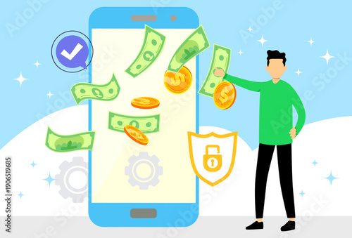 Penalty Concept Illustration Vector Style