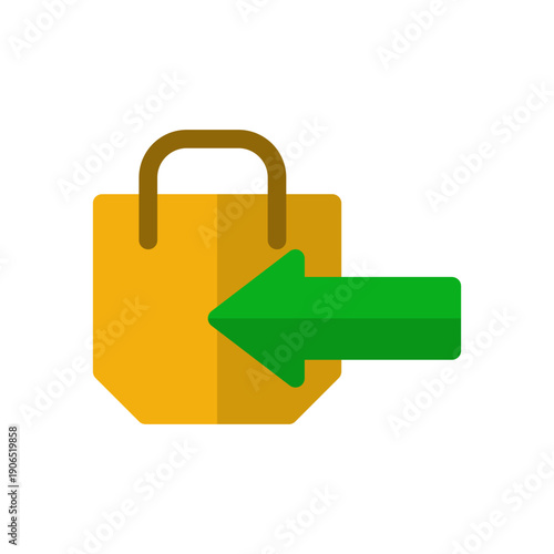 demand market flat icon illustration