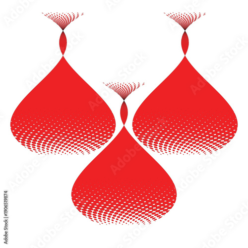 vector illustration of an abstract background with red hearts Blood drop Vectors 