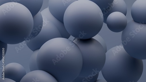 Photos Abstract colorful grey balls