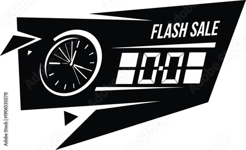 Dynamic Flash Sale Promotion Banner with Countdown Timer for Marketing