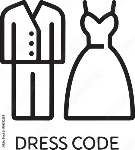 Formal Suit and Dress Code Icon