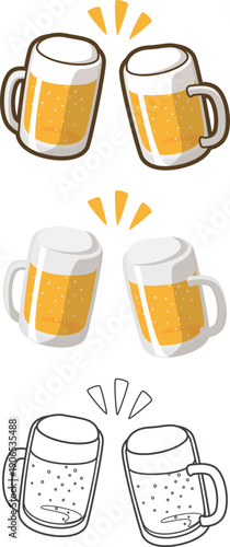 生ビールで乾杯