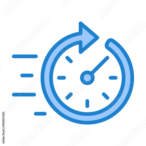 Rapid Response Icon - Blue Style