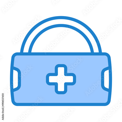 First Aid Icon - Blue Style