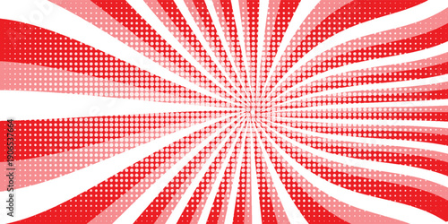 red Sunburst for the background. flag of japanese. The rising sun. vector.