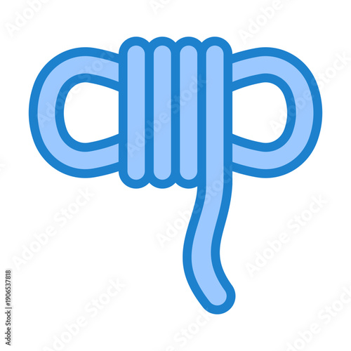 Rescue Rope Icon - Blue Style