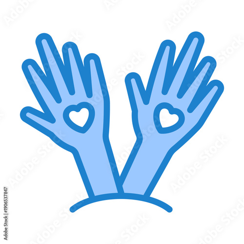 Volunteer Response Icon - Blue Style