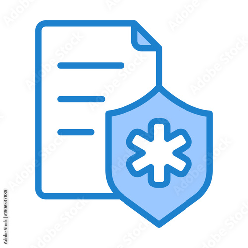 Insurance Claim Icon - Blue Style