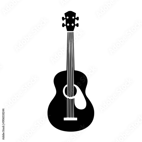 acoustic guitar vector illustration