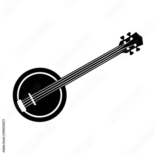 musical Banjo vector illustration