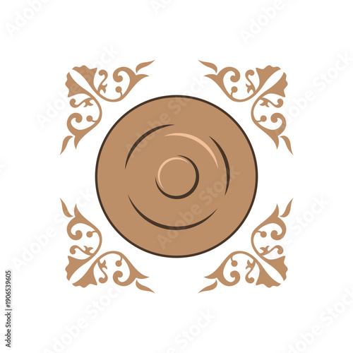 Gamelan traditional Indonesian percussion instrument icon