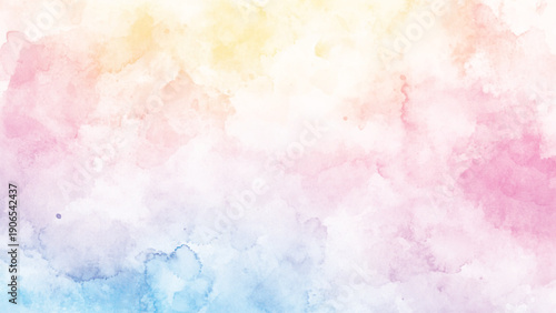 Pink watercolor pastel painted background, Abstract pink texture for design
