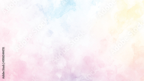 Pink watercolor pastel painted background, Abstract pink texture for design
