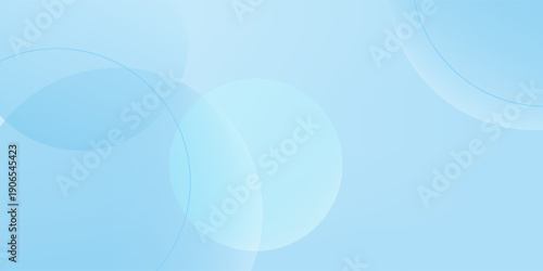 Abstract geometric background gradient soft light blue bokeh for Graphic Business background hitech technology digital design illustration.