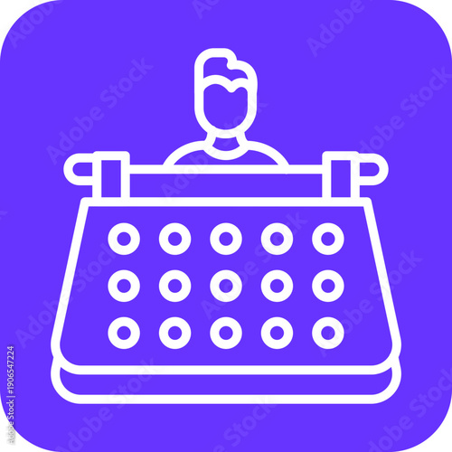 User Typewriter icon style