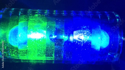 Futuristic LED Light Inside Transparent Tube