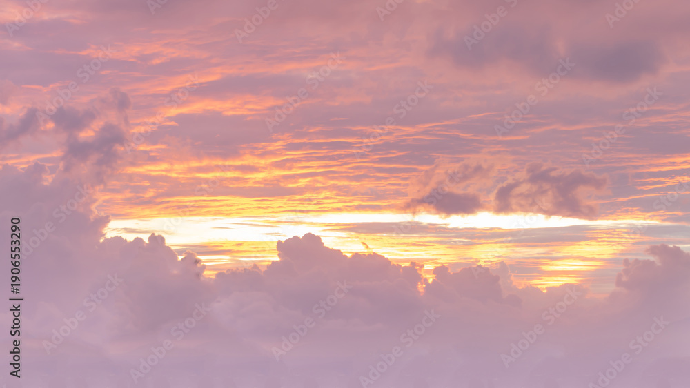 Fototapeta premium sunset in the mountains