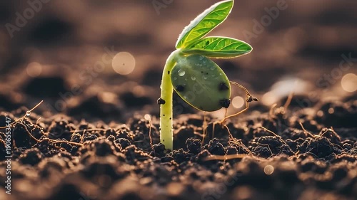 From Seed to Sprout - A Time-Lapse of Growth.