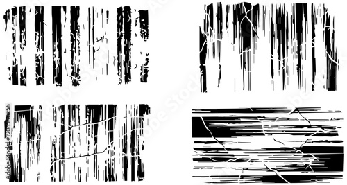 Distressed texture overlays for creative design projects