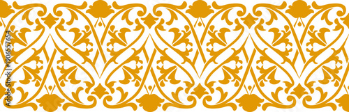 Floral pattern. wood carving pattern