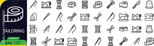 A dark background displaying the word tailor with green accents