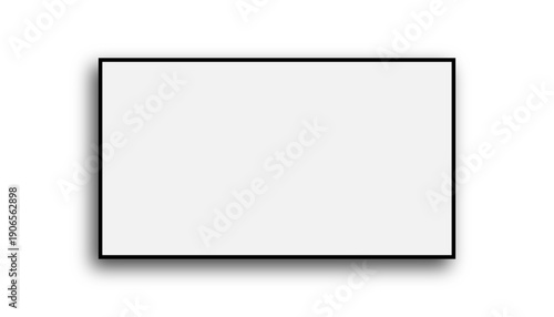 Schilderij op canvas Realistic TV screen PNG