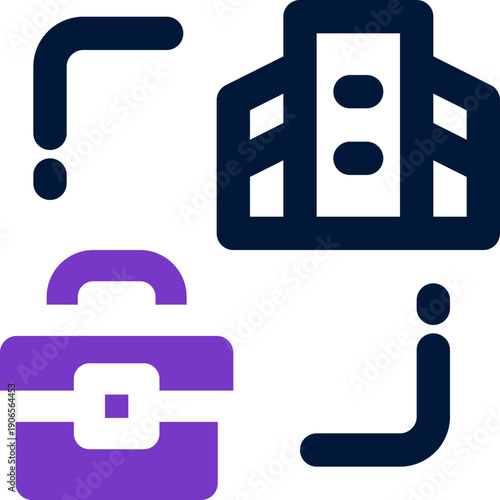 network duotone icon. Sleek and modern vector icon for websites, mobile apps, marketing materials, and corporate design. Fully scalable and ready to use.