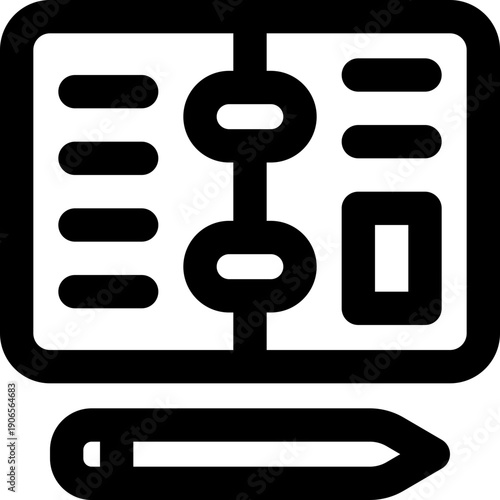 functional line icon. Clean and minimalist vector icon for websites, mobile apps, presentations, and logos. Fully scalable and customizable for any project.