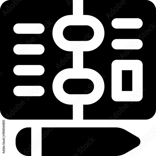 functional glyph icon. Strong and solid vector icon for websites, mobile interfaces, presentations, and visual branding. High quality and easy to edit.