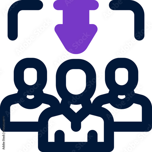 chosen duotone icon. Sleek and modern vector icon for websites, mobile apps, marketing materials, and corporate design. Fully scalable and ready to use.