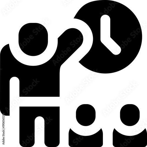 discipline glyph icon. Strong and solid vector icon for websites, mobile interfaces, presentations, and visual branding. High quality and easy to edit.