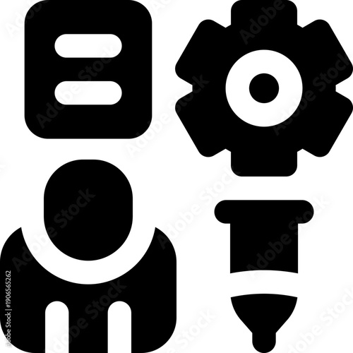 practice glyph icon. Strong and solid vector icon for websites, mobile interfaces, presentations, and visual branding. High quality and easy to edit.