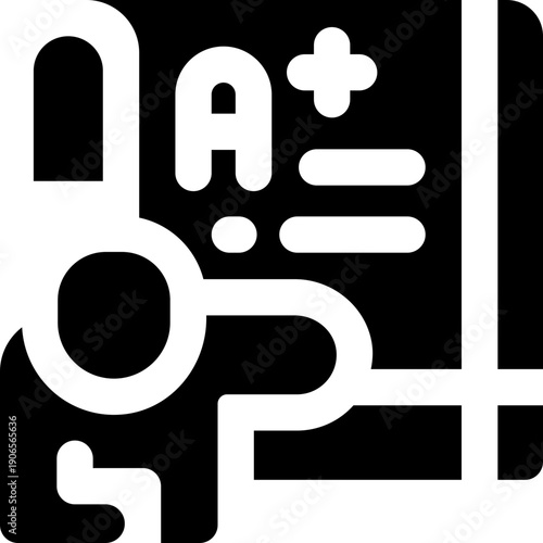 scoring glyph icon. Strong and solid vector icon for websites, mobile interfaces, presentations, and visual branding. High quality and easy to edit.