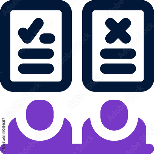 candidate duotone icon. Sleek and modern vector icon for websites, mobile apps, marketing materials, and corporate design. Fully scalable and ready to use.