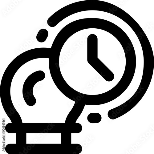 predict line icon. Clean and minimalist vector icon for websites, mobile apps, presentations, and logos. Fully scalable and customizable for any project.