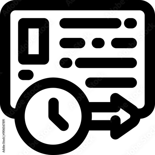 terms line icon. Clean and minimalist vector icon for websites, mobile apps, presentations, and logos. Fully scalable and customizable for any project.