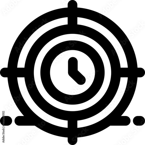 focus line icon. Clean and minimalist vector icon for websites, mobile apps, presentations, and logos. Fully scalable and customizable for any project.