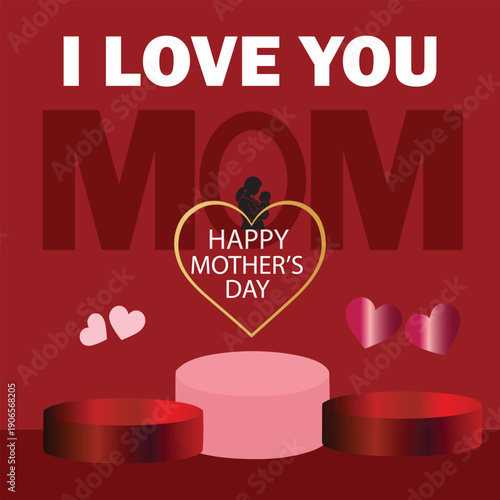 Happy mother's day greeting card with heartfelt message