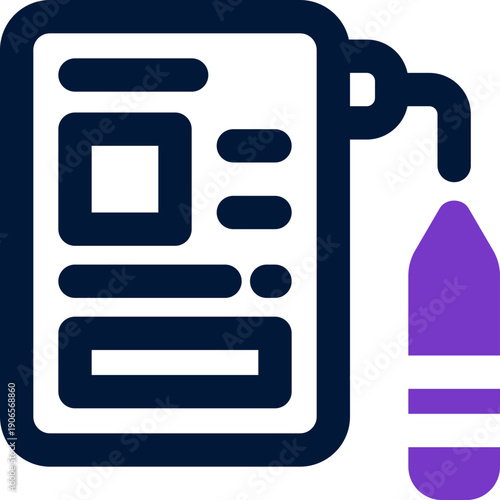 registration duotone icon. Sleek and modern vector icon for websites, mobile apps, marketing materials, and corporate design. Fully scalable and ready to use.