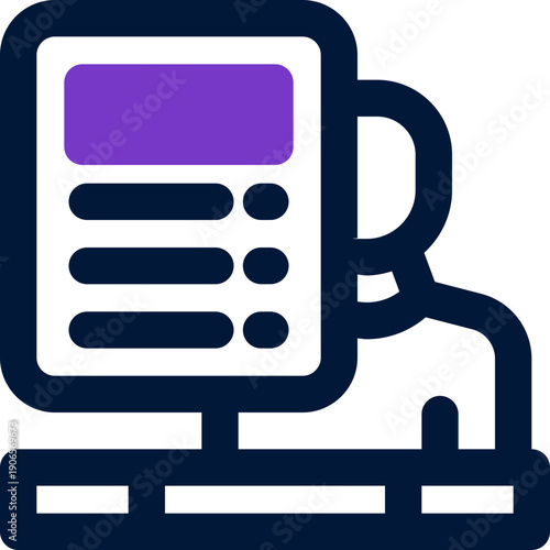 supervision duotone icon. Sleek and modern vector icon for websites, mobile apps, marketing materials, and corporate design. Fully scalable and ready to use.