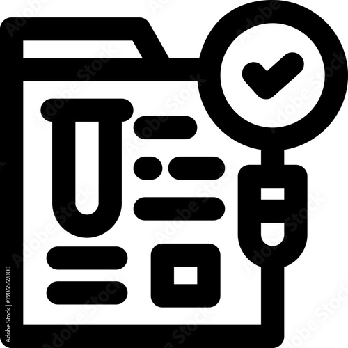 result line icon. Clean and minimalist vector icon for websites, mobile apps, presentations, and logos. Fully scalable and customizable for any project.