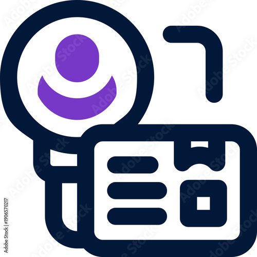 case study duotone icon. Sleek and modern vector icon for websites, mobile apps, marketing materials, and corporate design. Fully scalable and ready to use.