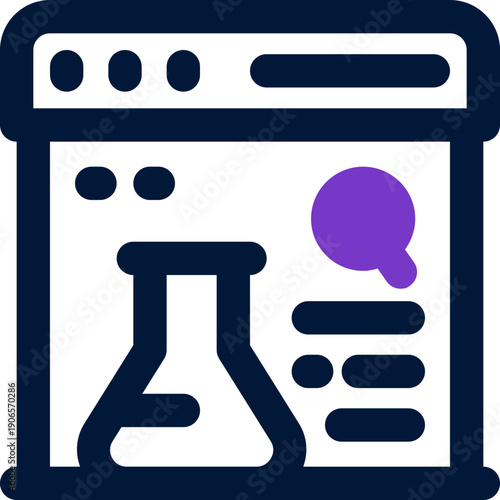 orbital duotone icon. Sleek and modern vector icon for websites, mobile apps, marketing materials, and corporate design. Fully scalable and ready to use.