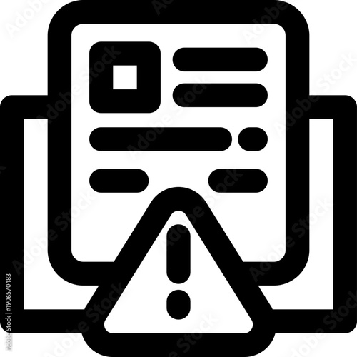 error line icon. Clean and minimalist vector icon for websites, mobile apps, presentations, and logos. Fully scalable and customizable for any project.